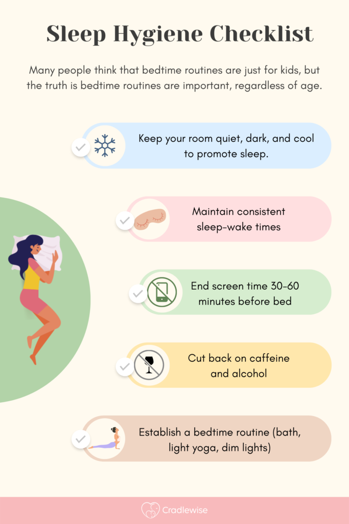 Sleep hygiene checklist