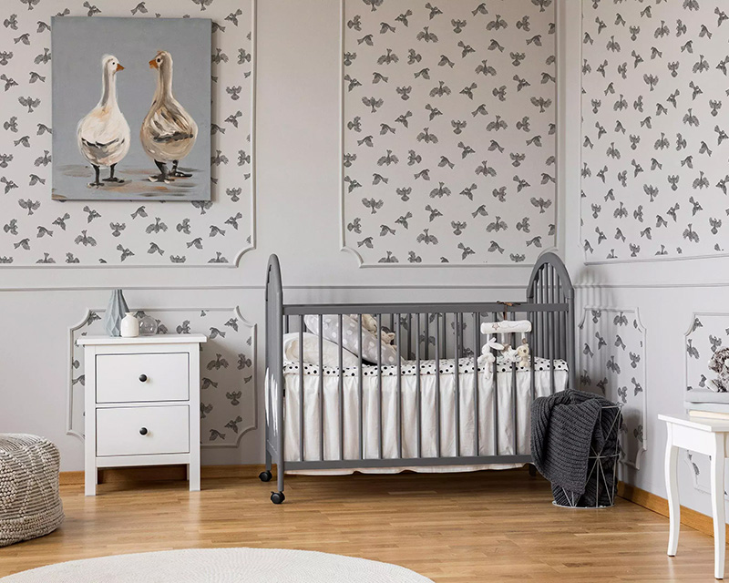 How to choose the best nursery wallpaper: material, design & color |  Livettes